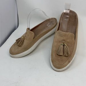 Gentle Souls Sz 9 Rory Suede Tassel Sneaker Mules